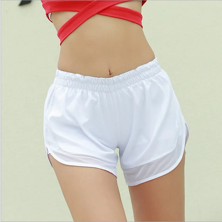 

Loose-Fit Quick-Dry Double Layer Anti-Exposure Shorts Outer Wear Summer Gym Loose-Fit Training Yoga Running Pants Women's
