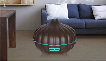 

550ml dark Wood Ultrasonic Aromatherapy Diffuser fragrance Humidifier Grain Ultrasonic Humidifier for Office air humidifier