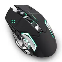 Беспроводная игровая мышь, портативная зарядная игровая мышь, бесшумная Механическая мышь, светящаяся компьютерная мышь, беспроводная оптическая мышь для ноутбука