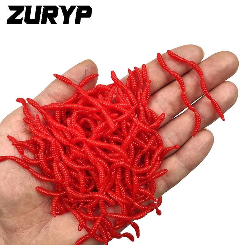 ZURYP 4 секции червь приманка в форме земляного червя приманка-личинка для рыбалки с