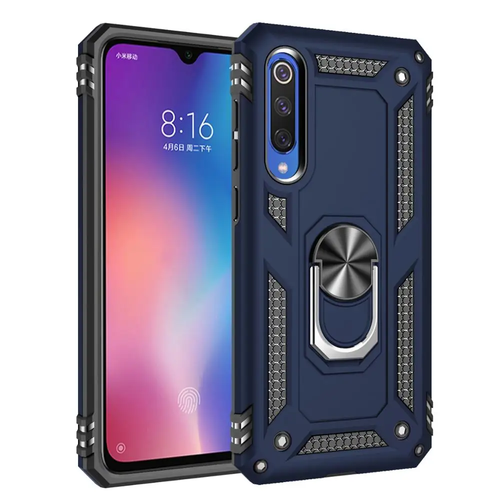 Бронированный Redmi 8A Note 8 7 держатель металлическое кольцо подставка чехол