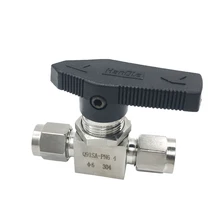 304 нержавеющая сталь 3 мм 4 мм 6 мм 8 мм 10 мм 12 мм 14 мм 16 мм 18 мм 20 мм двойной наконечник трубы фитинг высокий шарик давление клапан