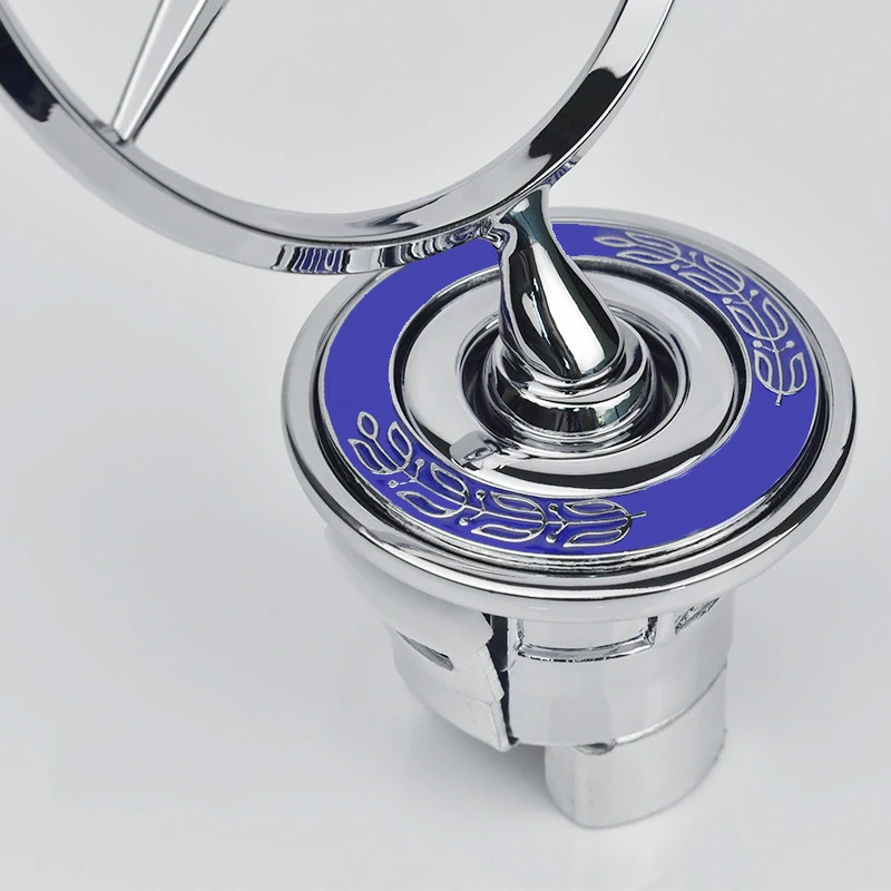 

Wheat blue Car logo Chrome 3D Zinc Alloy Cover for Mercedes Benz W202 W203 W204 W208 W210 W220 W221 W213 W212 c180 e300 c260 s35