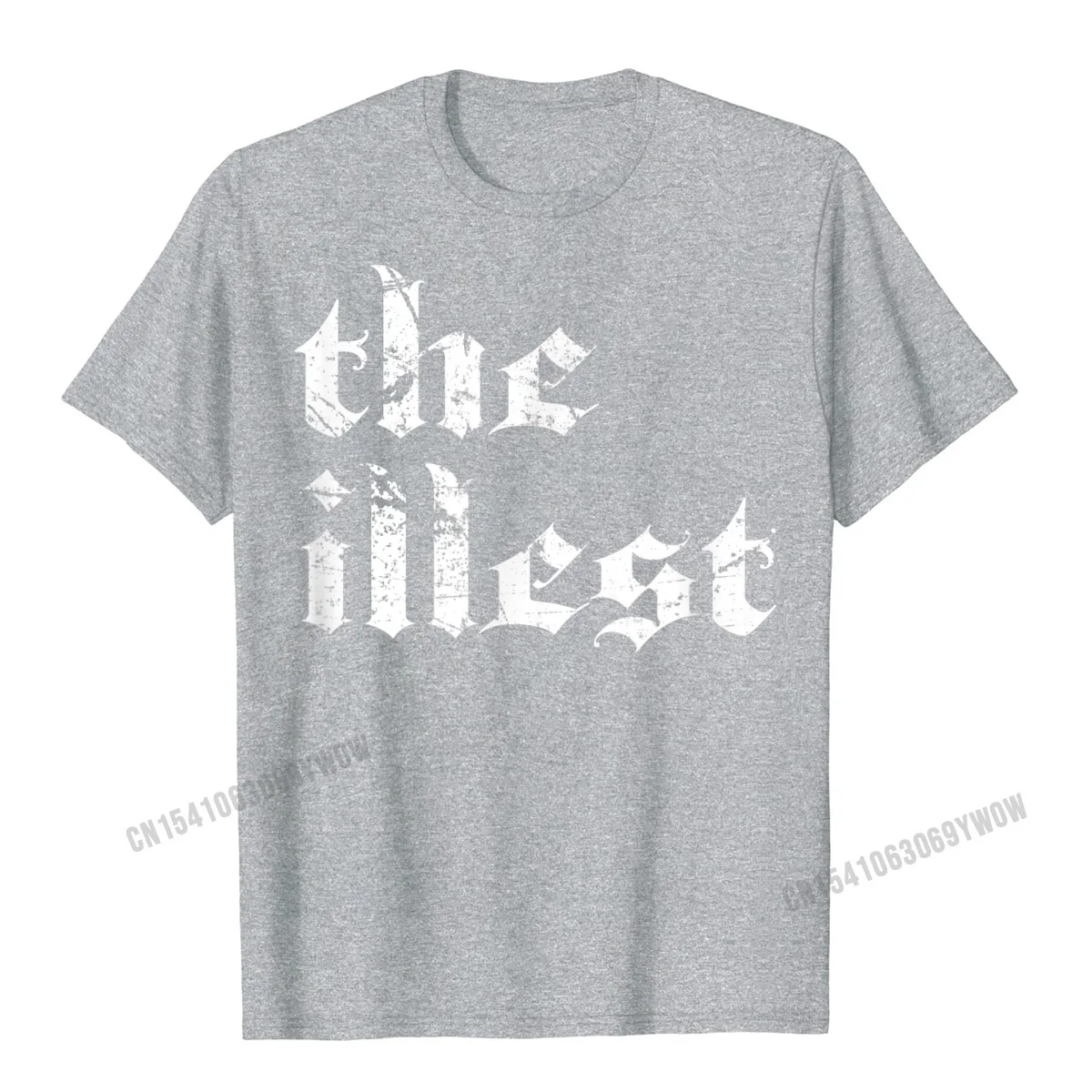 Personalized T-shirts Cheap Crew Neck Casual Pure Cotton Men Tops Tees Party Short Sleeve Tee-Shirts Wholesale Hip Hop Herren Damen THE ILLEST Rap Music Meme Shirt T-Shirt__23 grey