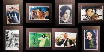 

hand signed Brigitte Lin autographed original photo postcard 8 versions 79K8