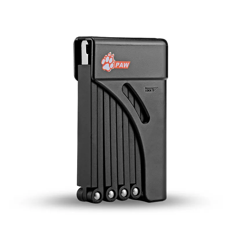 

PAW Cycle Foldable Chain Lock W/ Bracket Mount on Bike Handy Pocket Storage Key Lock MTB Road Safe Cycling bicycle accessories