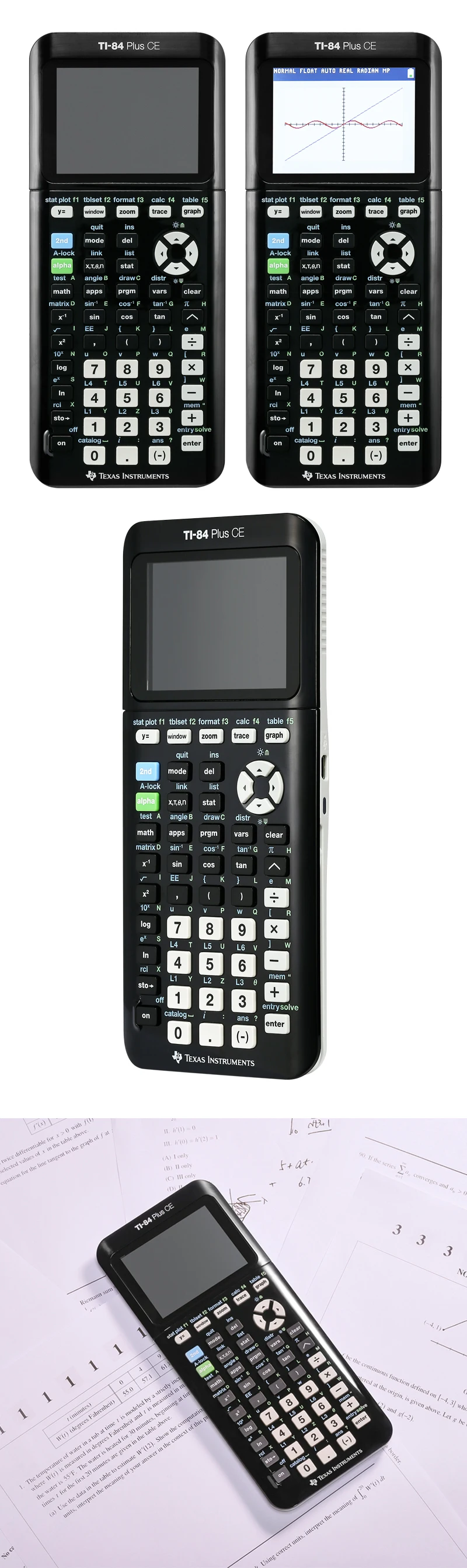 Texas Instruments Mais Programação Calculadora Gráfica ap ib Sat Exame Internacional Computador Ti-84 ce 7 Texas instruments TI 84 mais ce programação