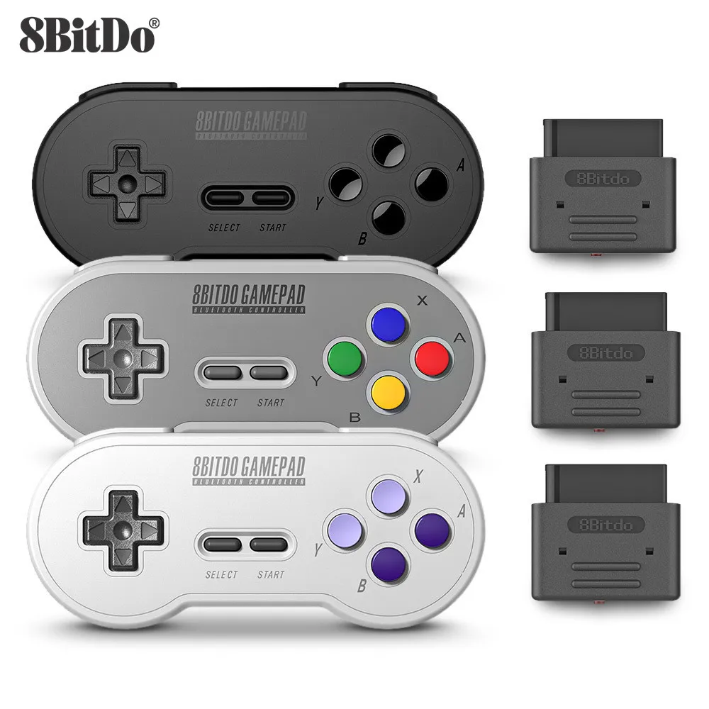 8bitdo Беспроводной Bluetooth SN30 ретро набор для nintendo SNES SF-C