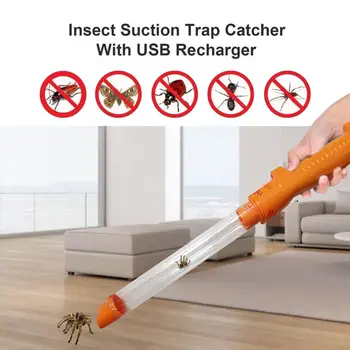 

Spider Catcher USB Rechargeable Mosquito Repellent Handheld Insect Bug Catcher Trap Fly Catcher Pest Trap Control for Outdoors
