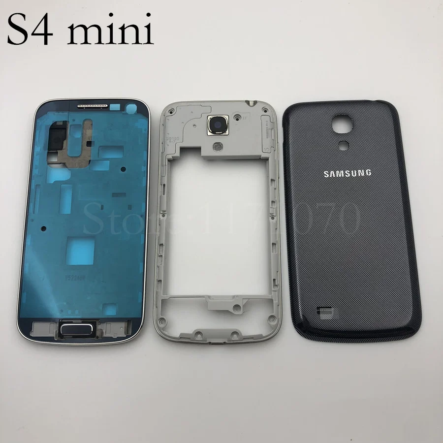 Чехол с полным покрытием корпуса для Samsung Galaxy S4 Mini i9190 i9195 i9192 передняя рамка