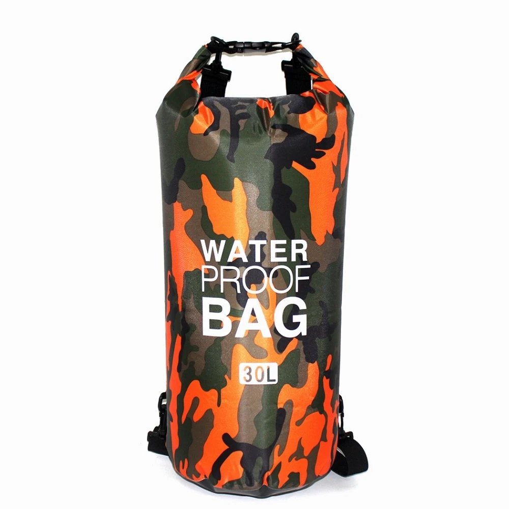 Outdoor Floating Waterproof Dry Bag 30L Roll Top Sacks Storage Bag Swimming Rafting Kayaking Sailing Canoing River Trekking Bag (6)