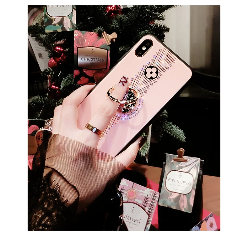 Модный чехол для часов для iPhone 6, 6 S, 7, 8 plus, x, XR, 11 Pro Max, роскошный Алмазный высококачественный силикагель для iPhone 11, чехол