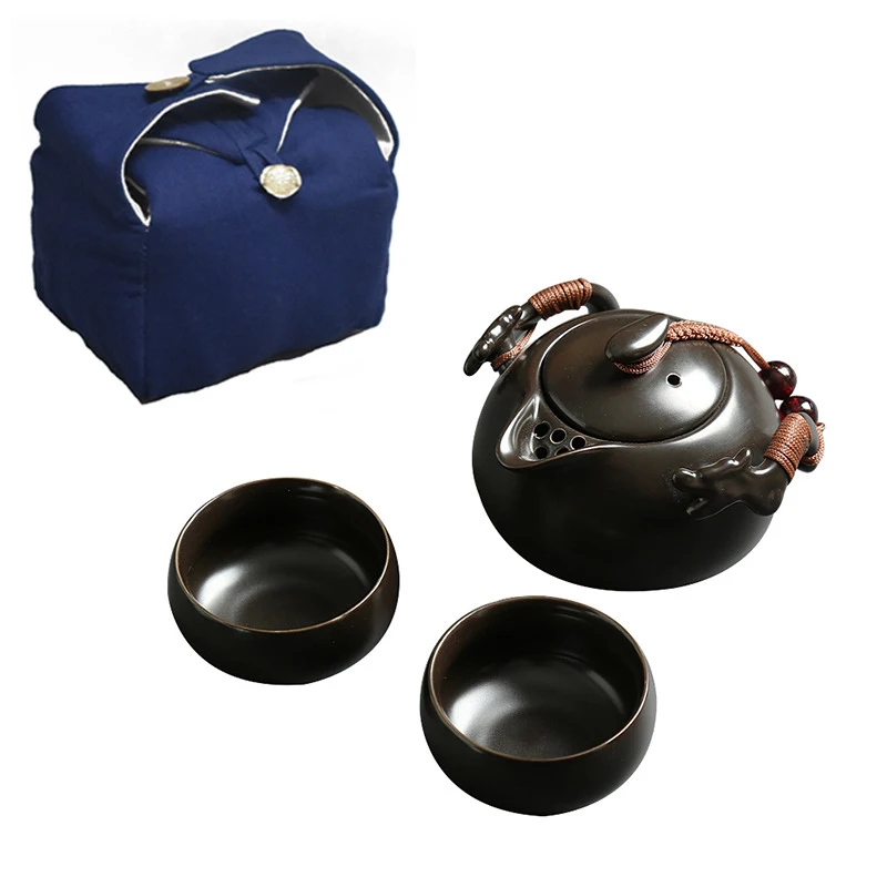 Gaiwan посуда чайные наборы керамический чайник чайная чашка из фарфора портативный дорожный чайный набор китайский чайный набор кунг-фу с сумкой для путешествий