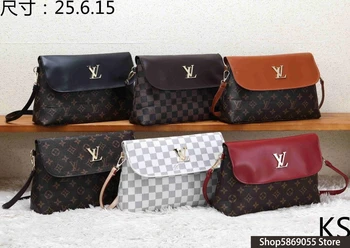 

Luxury Louis Vuitton LV- Leather Handbags Women Bags Designer Brand Women's Shoulder Bags Large Capacity Ladies Hand Bags L97