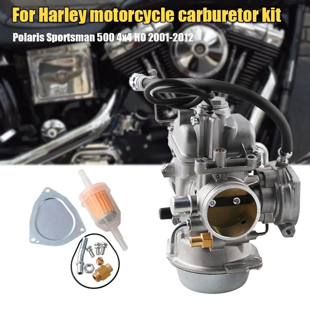 Подходит для мотоцикла Harley карбюратор Polaris Sportsman 500 Ho Карбюратор Carb мотоцикл с воздушным фильтром топливная смесь# P25