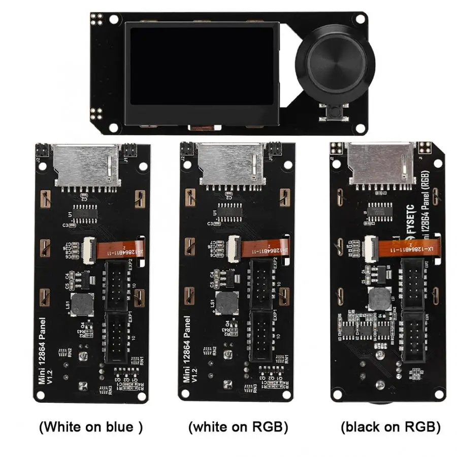 Аксессуары для 3D-принтера MKS Mini 12864 поддержка ЖК-дисплея для Marlin DIY с держателем для карт модуль ЖК-экрана