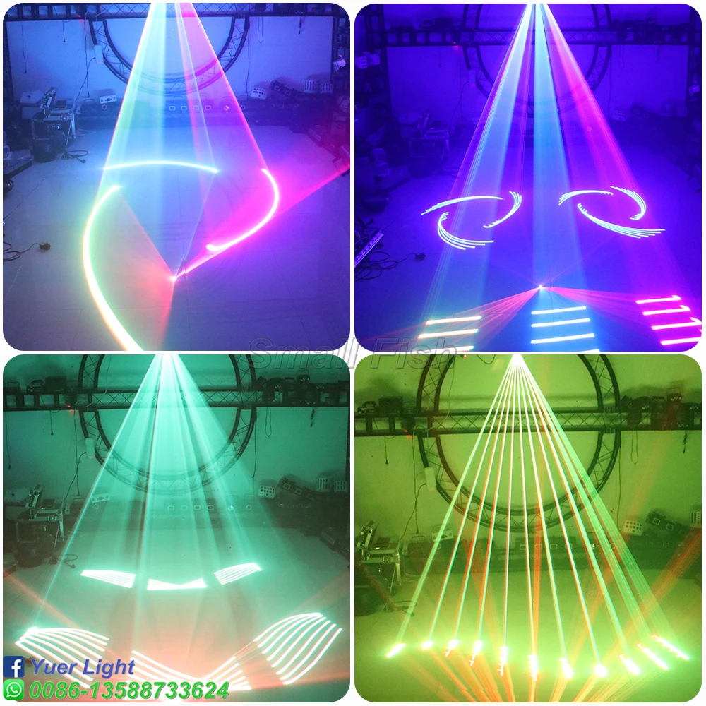 3W DJ 3D Cartoon Muster Laser Licht Laser Projektor DMX DJ Party 