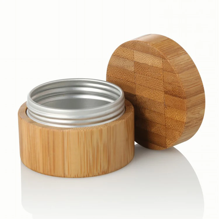 ecofriendly 150g cosmetic full bamboo jar