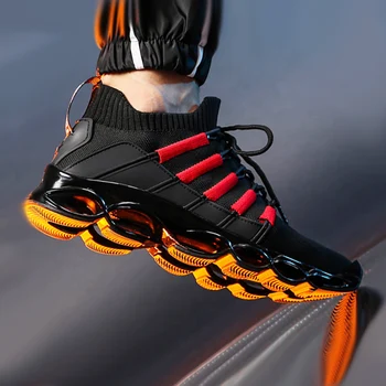

New Blade Shoes Fashion Breathable Sneaker Running Shoes 46 Large Size Comfortable Sports Men's Shoes 47 Jogging Casual Shoes 48