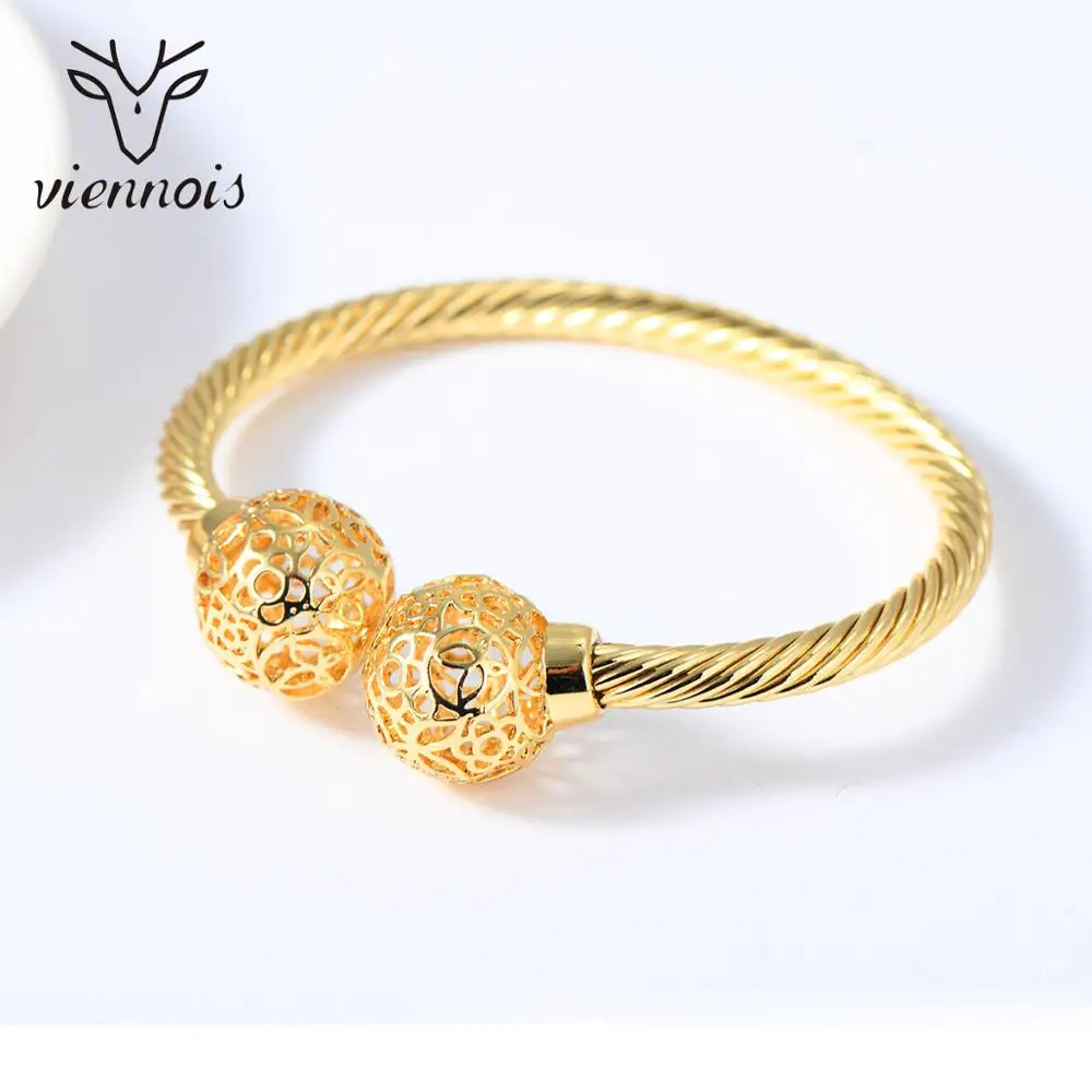 От Viennois покрытие из Дубай Стиль Бусы Браслеты & кольца для женщин геометрический