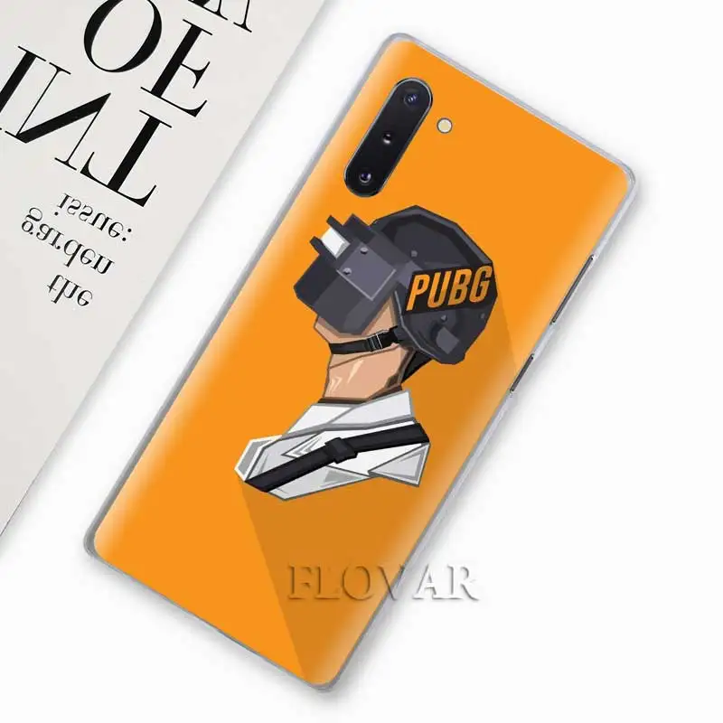 PUBG телефонные чехлы для samsung Galaxy Note 10 S10 плюс 5G S10e A30 A40 A50 A60 A70 M40 жесткий чехол