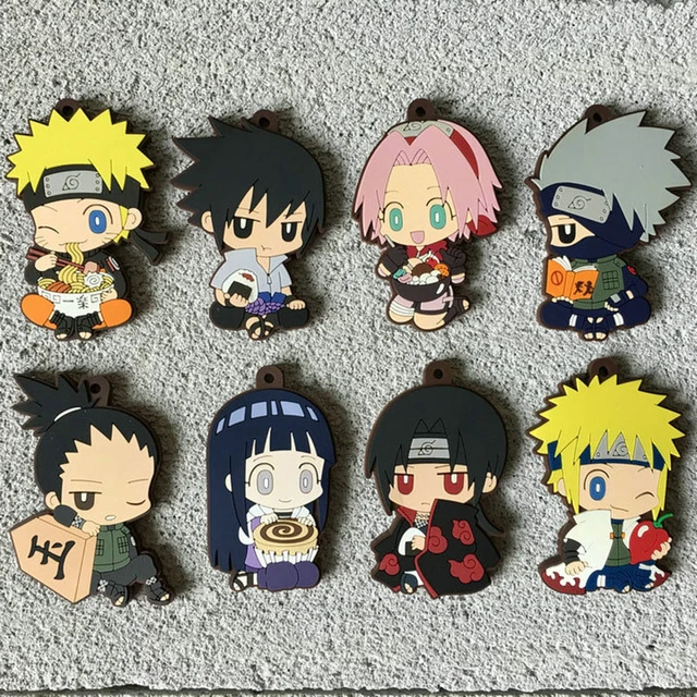 NARUTO - Rubber Strap - Naruto Sasuke Sakura Kakashi Jiraiya Tsunade  Orochimaru