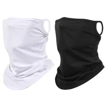 

Face Mask Bandanas Ice Silk UV Sun Dust Proof Protection Neck Gaiter Scarf Headwear Balaclava For Dust Outdoors Sports