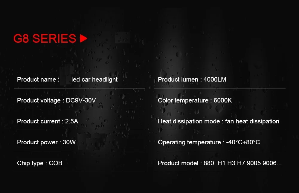 EURS COB 1 пара G8 светодиодный H7 светодиодный H4 Автомобильные светодиодные лампы фар 8000LM 60W 6000K светодиодный H11 9005 9006 Авто лампы H1 9012 универсальная фара