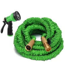 Напрямую от производителя медные фитинги садовый шланг 3 раза телескопическая труба Бытовая пушка мойка для автомобиля xhose