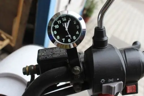 Водонепроницаемый Универсальный кронштейн для часов хром для Honda Yamaha Suzuki DR125 Kawasaki Байк мотоцикл