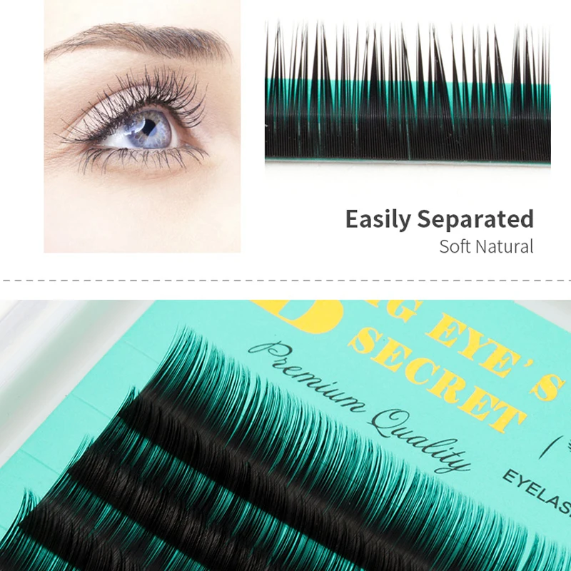 Big Eye's Secret Lashes толщина от 0,03 до 0,20 искусственные норковые ресницы индивидуальные Мягкие Накладные ресницы для наращивания