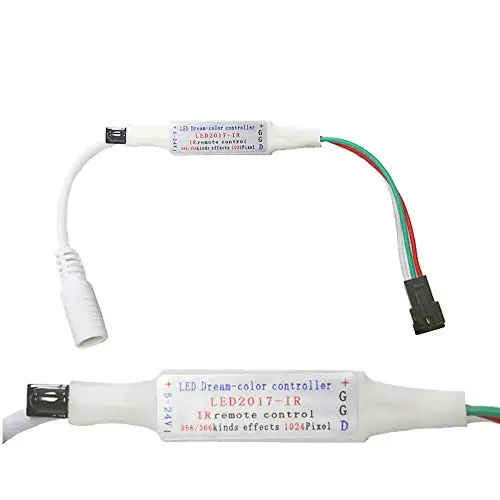 DC5-24V мини 21 ключ ИК инфракрасный беспроводной RGB пульт дистанционного управления для WS2811 WS2812B светодиодный цветная лента-мечта свет