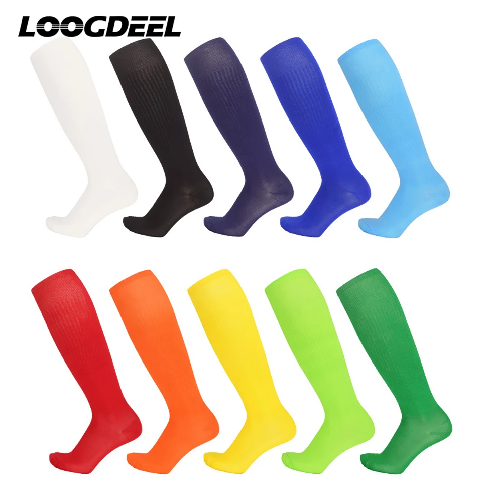 Loogdeel Profession Football Non slip Soccer Socks Thin Breathable