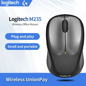

Logitech M235 USB Wireless Unifying Receiver Mouse Optical 1000DPI 2.4GHz 3 Buttons Optical Mice For Laptop Mice PC Dropship