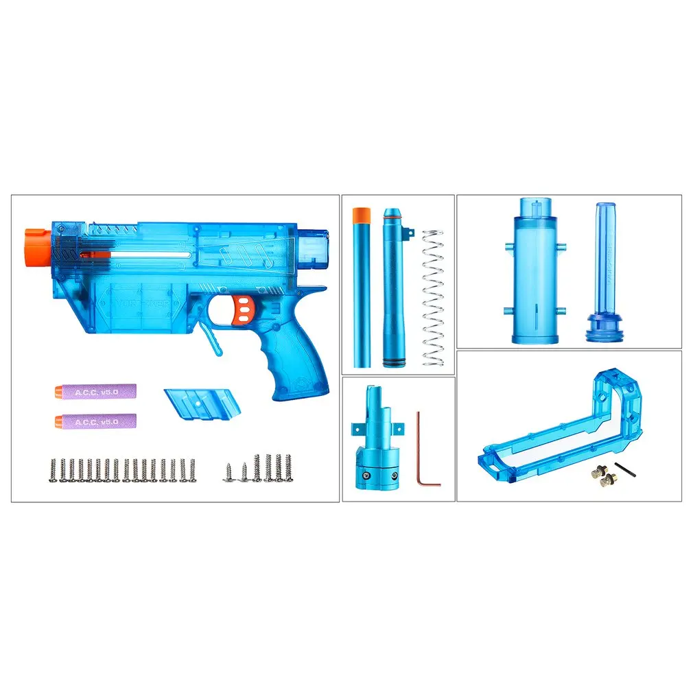 Рабочий YY-R-W019-W024 R Тип мод наборы набор для Nerf N-Strike Elite Stryfe бластер короткие пули B/A насос Комплект игрушечный пистолет diy запчасти