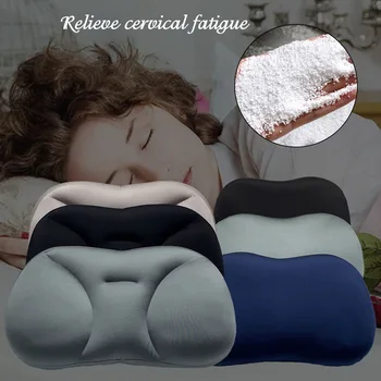 

All-round Sleep Pillow 3D Neck Micro Airball Pillow Deep Sleep Addiction Head Rest Pillows Neck Gift Washable Pillow Case Covers