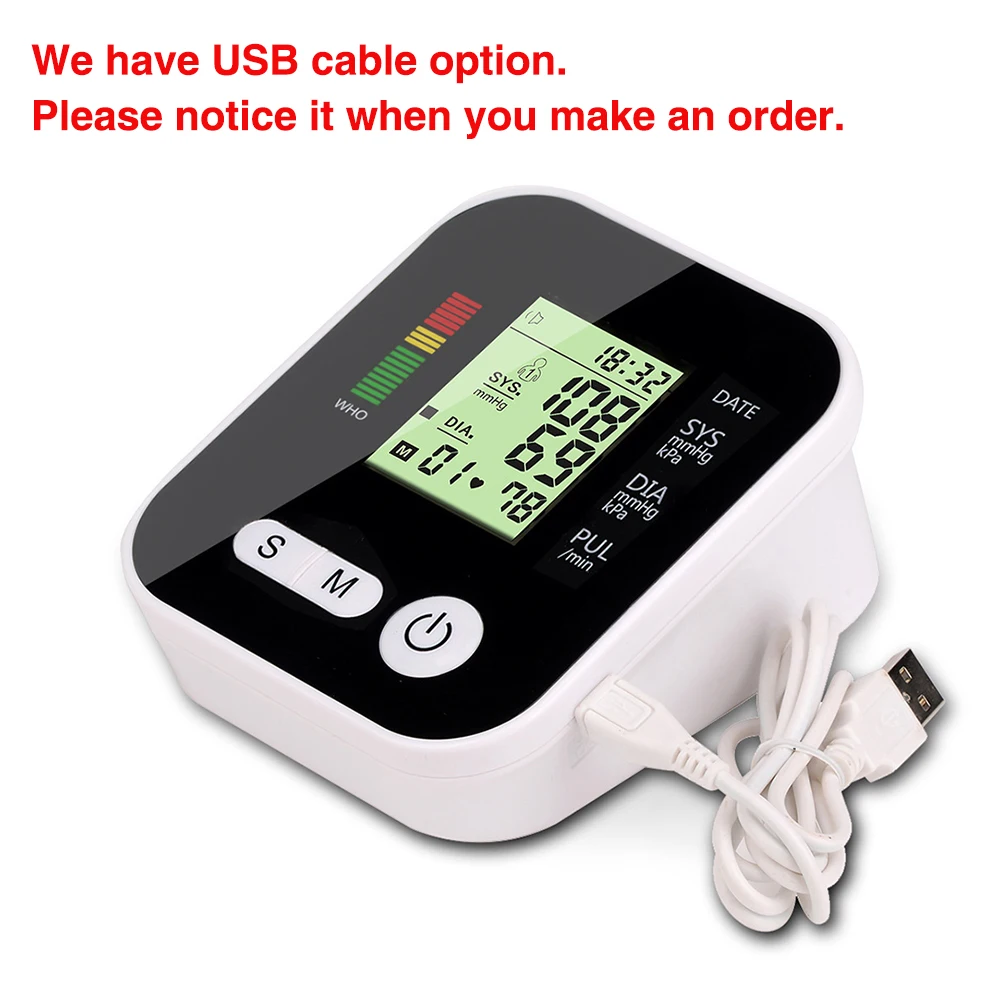 Online Automatische Tonometer Blutdruck Monitor Medizinische Ausrüstung Gerät für Mess Druck blutdruckmessgerät Gesundheit Monitor