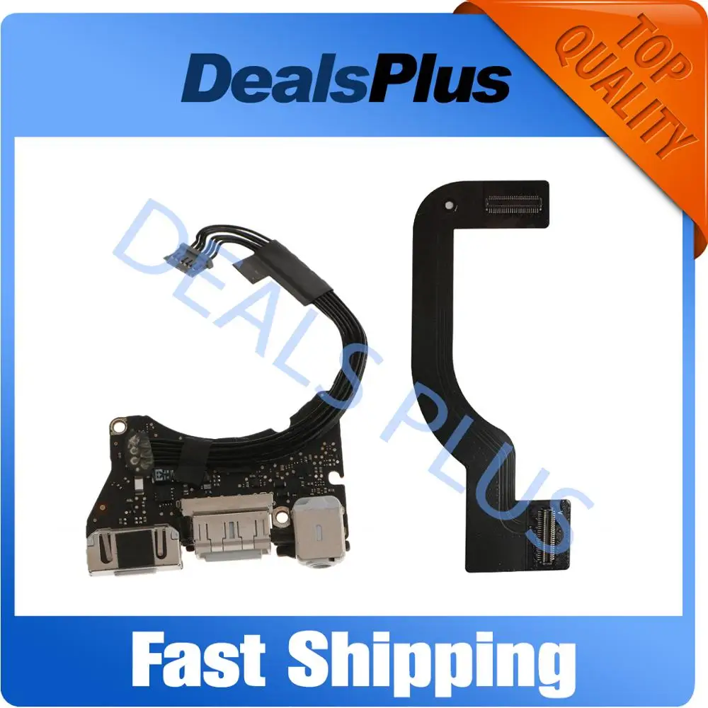Используется A1465 I/O USB аудио плата питания DC Jack с кабелем 821 1721 A для MacBook Air 11 &quotA1465 820