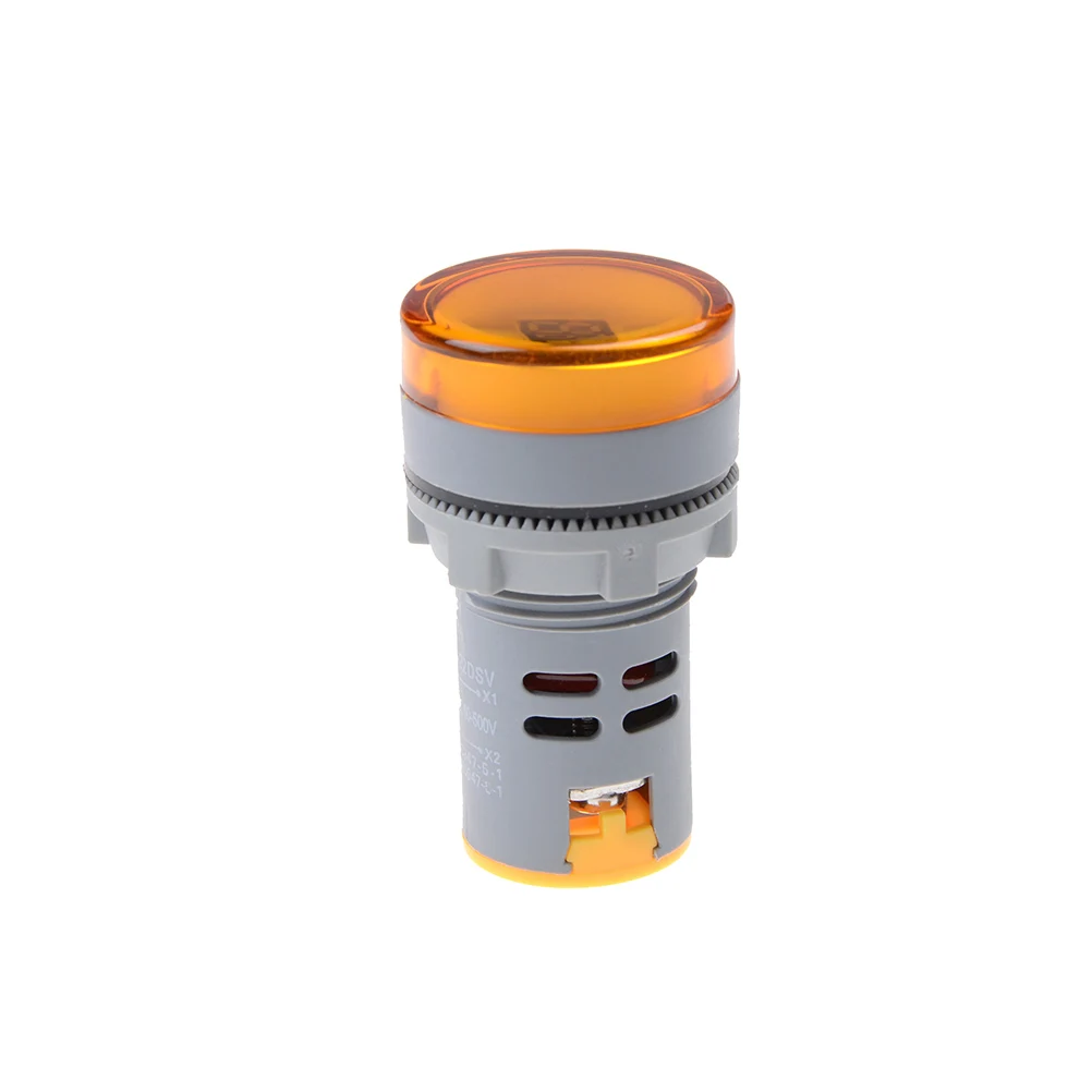 

22mm Voltmeter AD16-22DSV AC 60-500V Volt Gauge Voltage Meter Volt Meter Indicator Lamp Voltage Meter