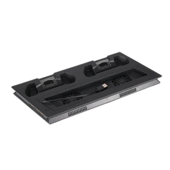 

Vertical Stand with Cooling Fan for PS4 Slim/Pro/Regular Playstation 4 ,Gamepad Charger Charging Dock Station with 3 Port USB Hu