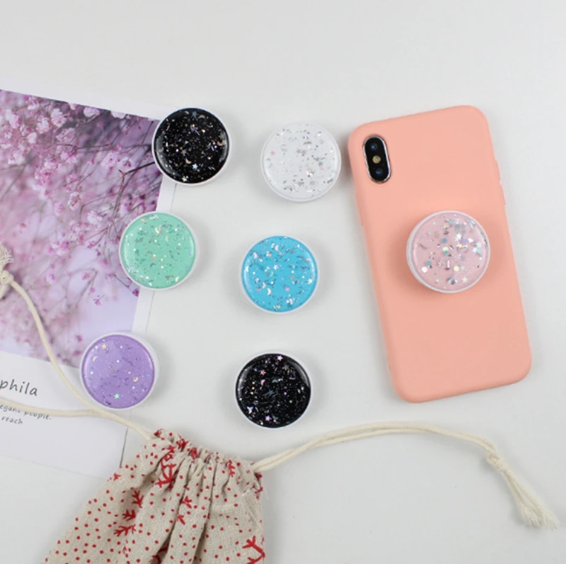 circle smooth epoxy Multi-Function Phone Holder folding Bracket for mobile phone and small table. | Мобильные телефоны и