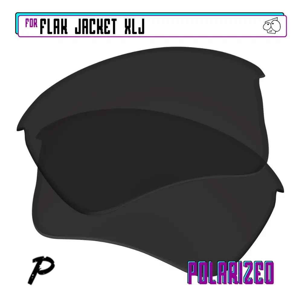 Поляризованные Сменные линзы EZReplace для-Oakley Flak Jacket XLJ Glasses-Black P | Аксессуары для