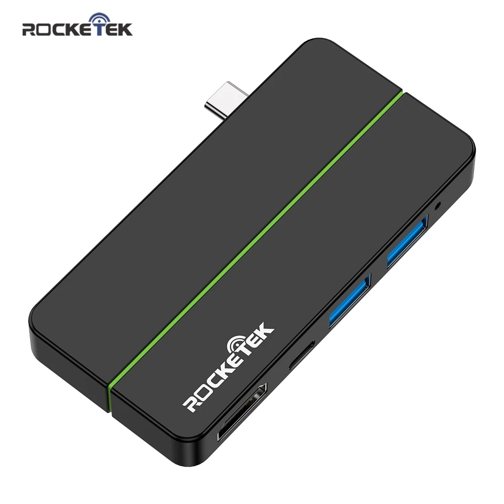 Rocketek Тип USB C 3.1 Тип-C Hub 3.0 4K HDMI-совместимый адаптер Micro SD TF/SD кард-ридер PD DC для MacBook