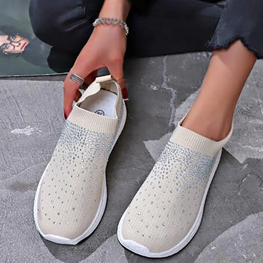 slip on stretchy sneakers