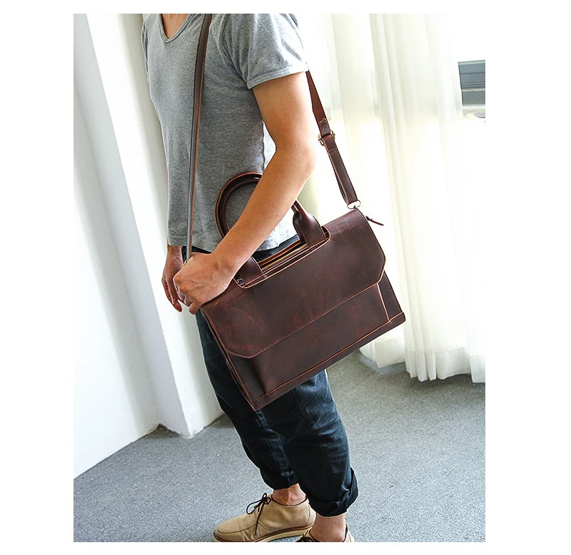 Корейский стиль Tide деловой портфель кожаные мужские Сумки Sac Основная сумка-мессенджер Мужская сумка из искусственной кожи портфель для ноутбука папка