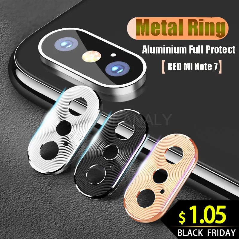 

Camera Lens Protective Metal Ring For Xiaomi Redmi Note 7 K20 Pro Mi 9T 9 8 SE A2 6X Phone Back Camera Lens Protector Cover Case