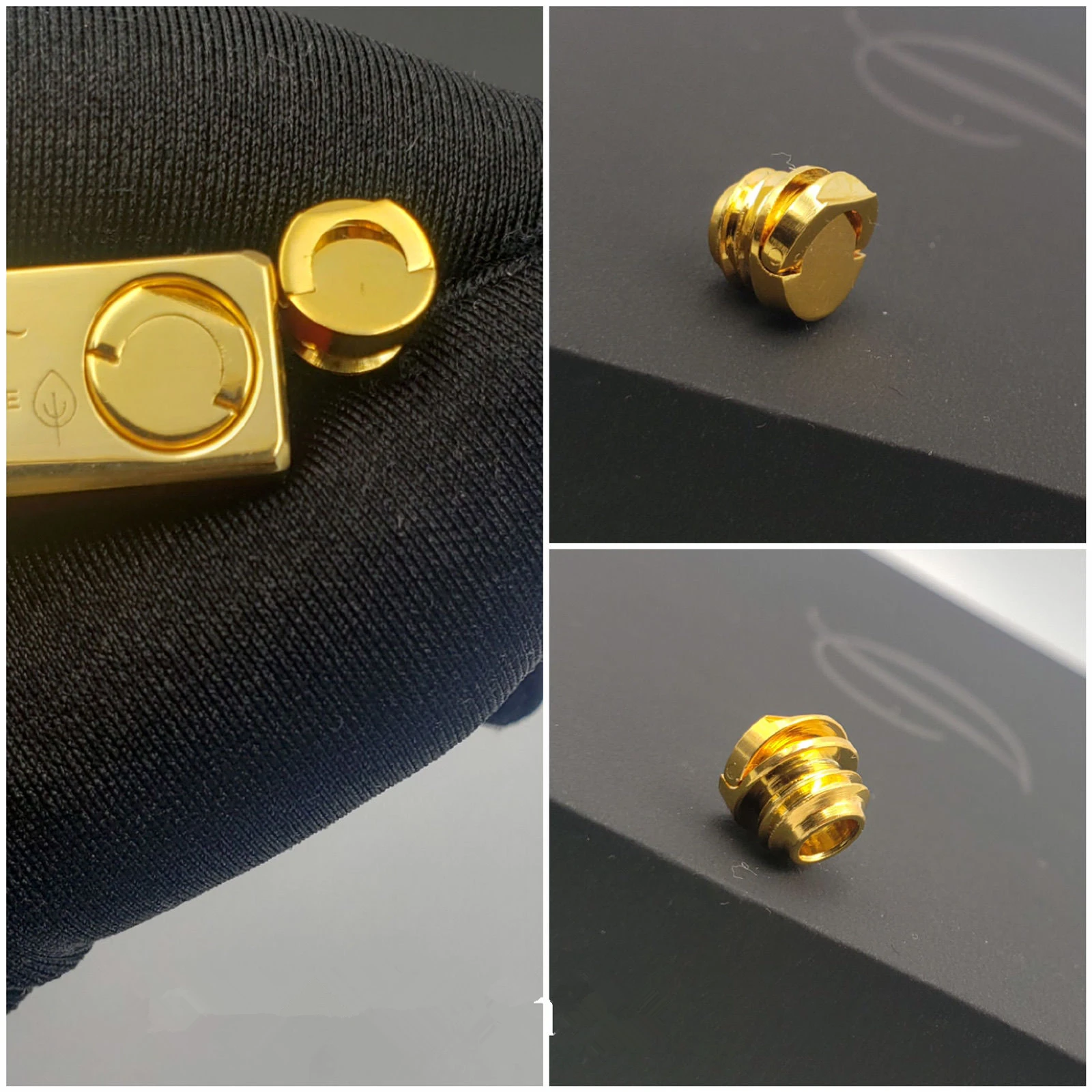 Replacement Golden/Silver Gas Refill Bottom Screw & Adjustment Gas Bottom Screw For Dupont Ligne2 France Gas Lighter Repair Part