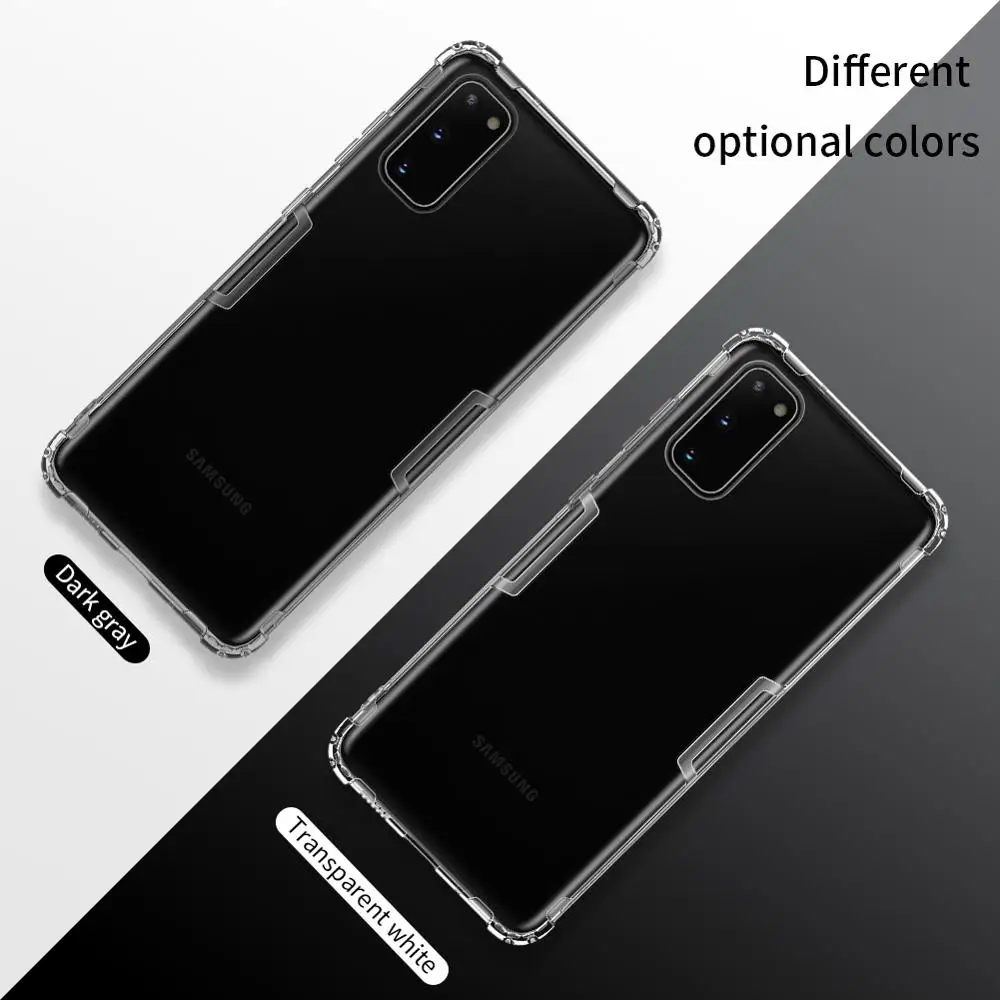 For Samsung Galaxy S20 case Nillkin Nature Transparent Clear Soft silicon TPU cover for Samsung S20 Ultra/S20 Plus case cover For Samsung Galaxy S20 case Nillkin Nature Transparent Clear Soft silicon TPU cover for Samsung S20 Ultra/S20 Plus case cover