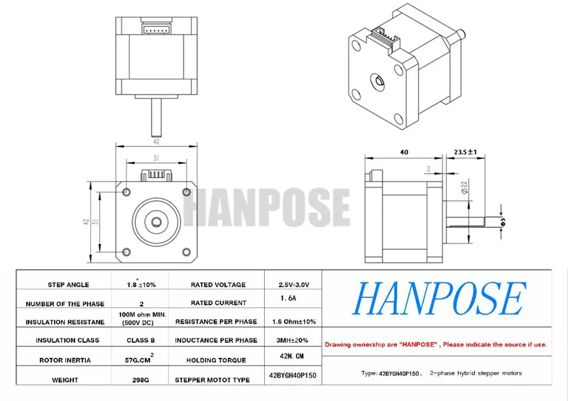 High Quality nema17 stepper motor