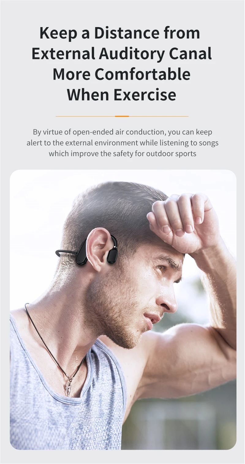 Awei A889BL Air Conduction Sport Wireless Headset description image 3